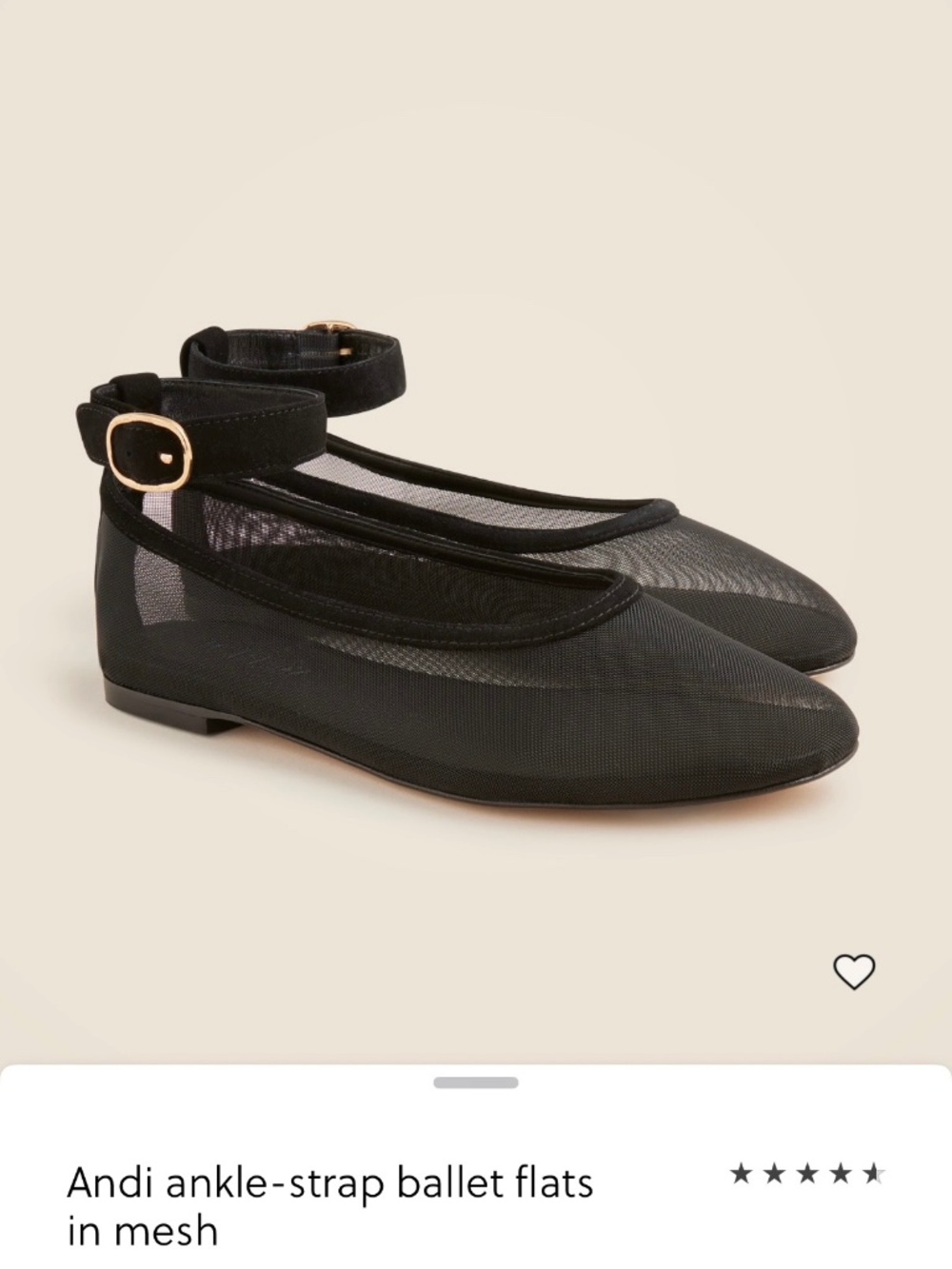Mesh Ballet Flats